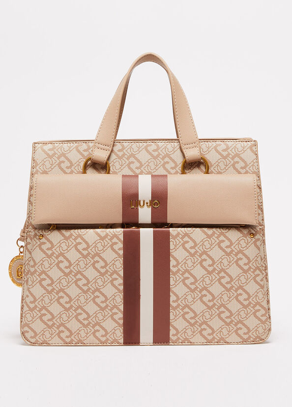 Sac À Main Liu Jo Eco-Friendly Femme Beige | GJP-920317