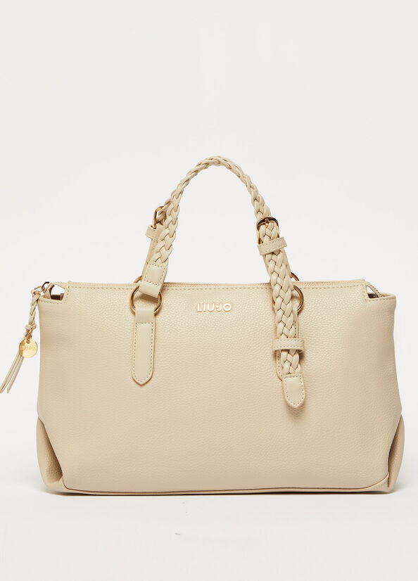 Sac À Main Liu Jo Eco-Friendly Femme Beige | JER-418762