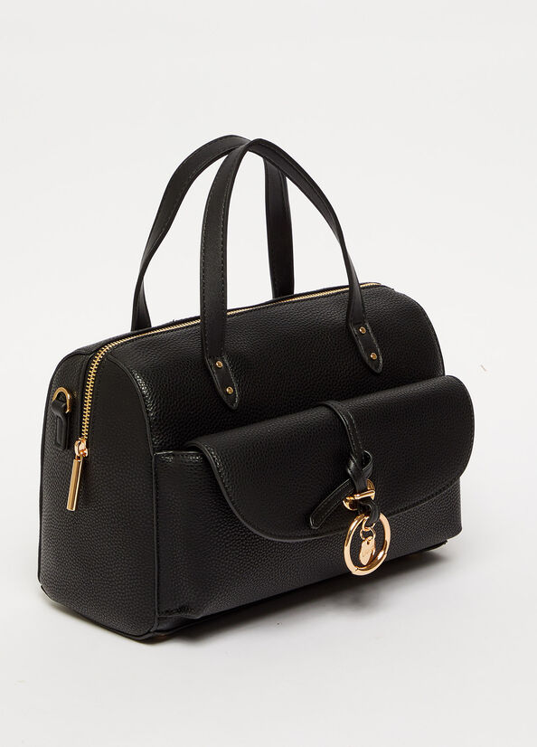 Sac À Main Liu Jo Eco-Friendly Femme Noir | CKM-731420