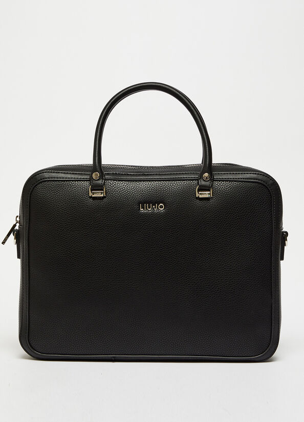 Sac À Main Liu Jo Eco-Friendly Femme Noir | DCO-842913