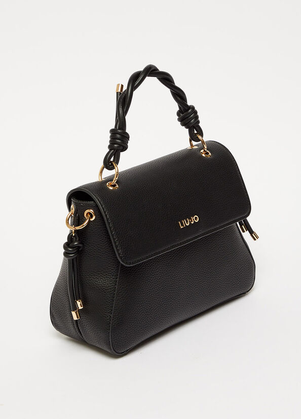 Sac À Main Liu Jo Eco-Friendly Femme Noir | EHV-240135