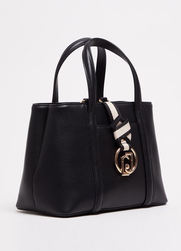 Sac À Main Liu Jo Eco-Friendly Femme Noir | KOD-123678