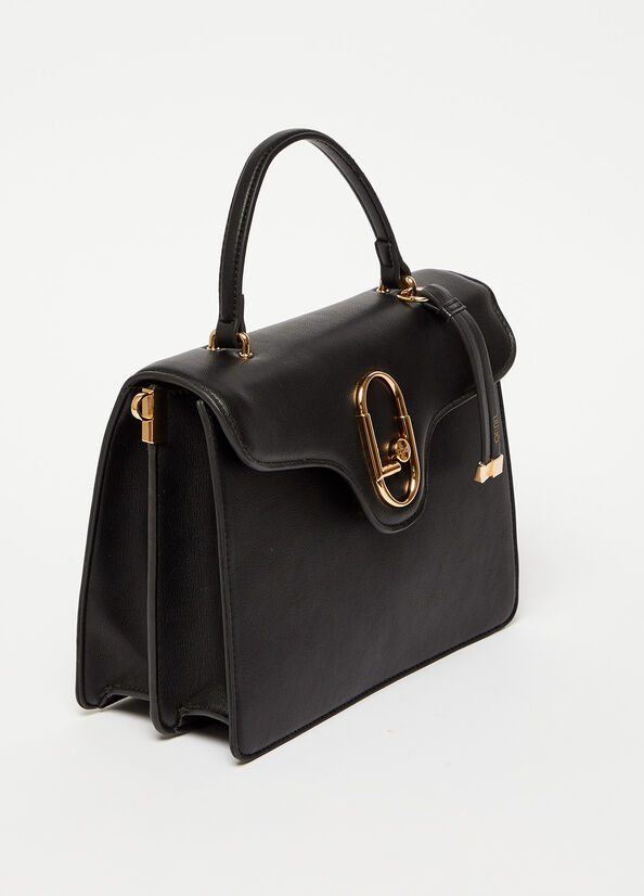 Sac À Main Liu Jo Eco-Friendly With Charm Femme Noir | MVS-271935