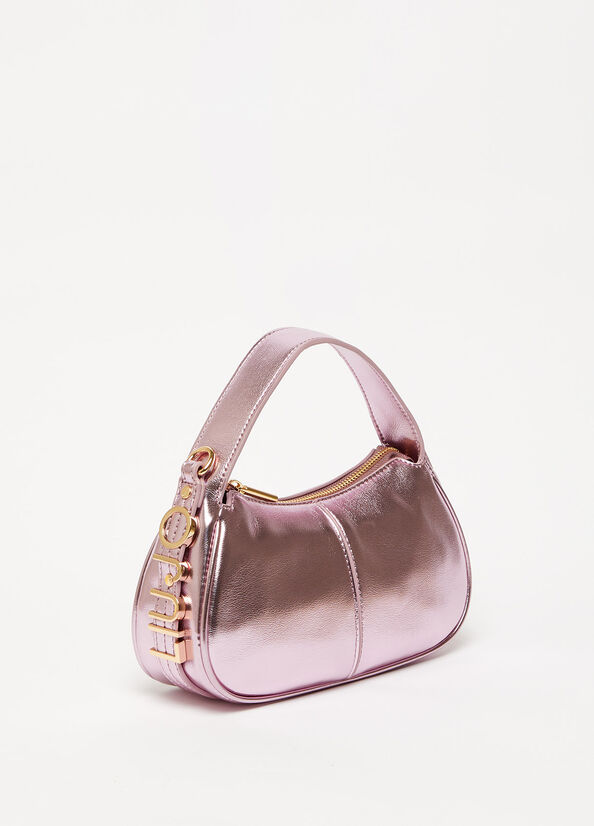 Sac À Main Liu Jo Laminate Femme Violette | GPN-398701