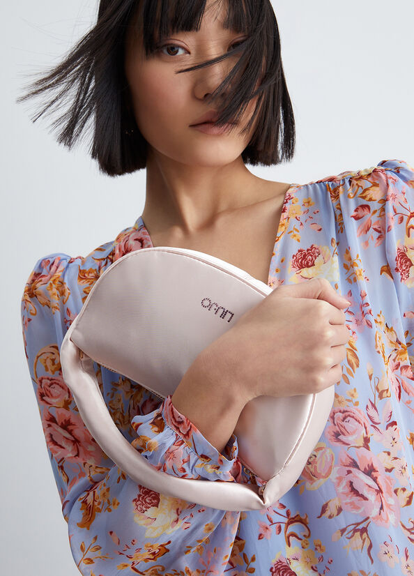 Sac À Main Liu Jo With Logo Femme Rose | WCE-640837