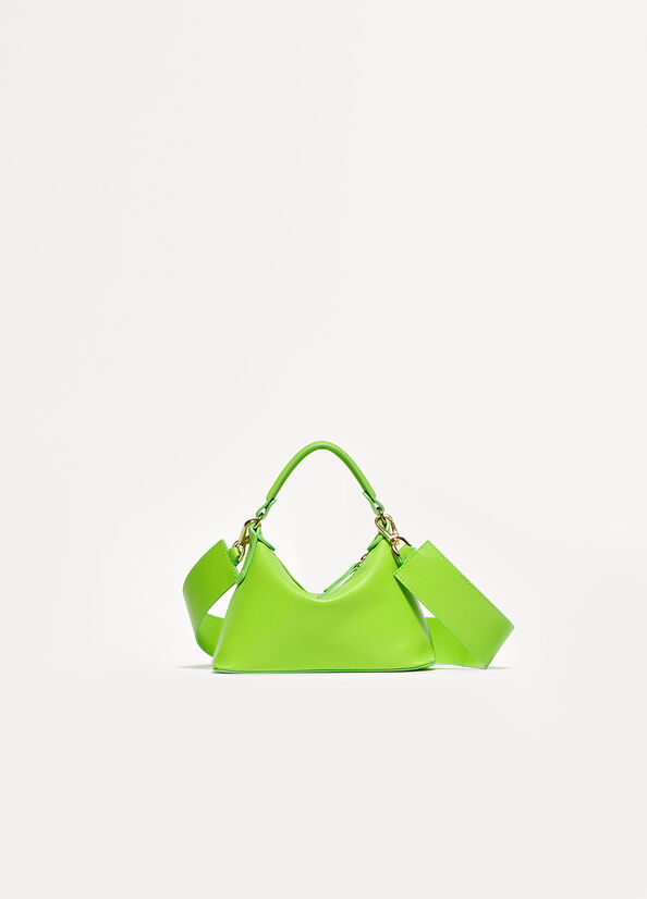 Sacs Crossbody Liu Jo Cuir Mini Hobo Femme Vert Clair | AVX-123856