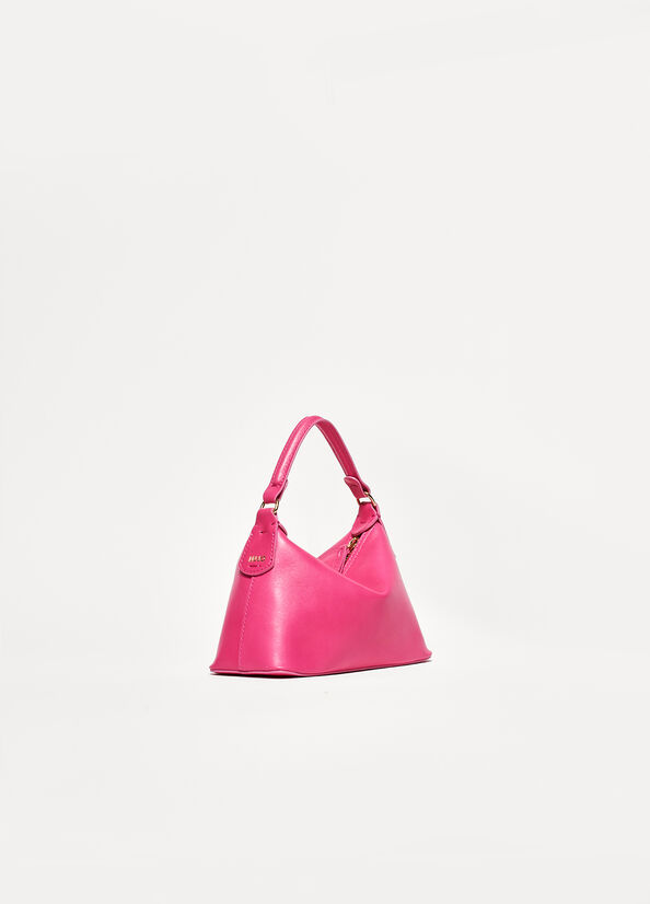 Sacs Crossbody Liu Jo Cuir Mini Hobo Femme Fushia | BJX-672834