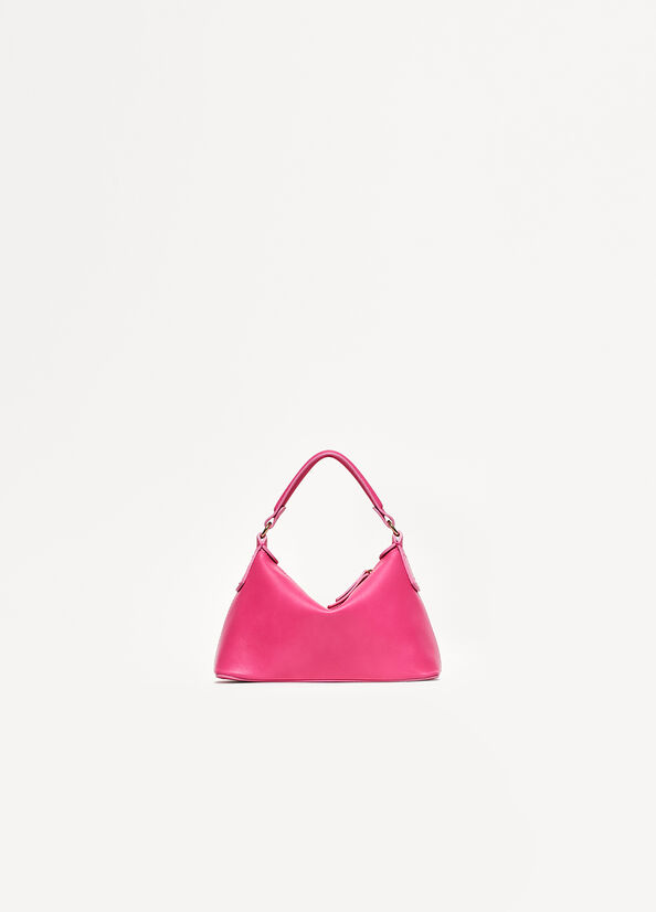 Sacs Crossbody Liu Jo Cuir Mini Hobo Femme Fushia | BJX-672834