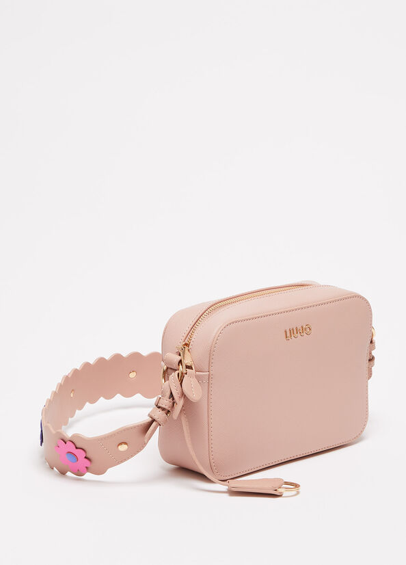 Sacs Crossbody Liu Jo Eco-Friendly Femme Rose | NQF-840639