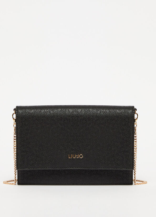 Sacs Crossbody Liu Jo Small Femme Noir | TDO-246179