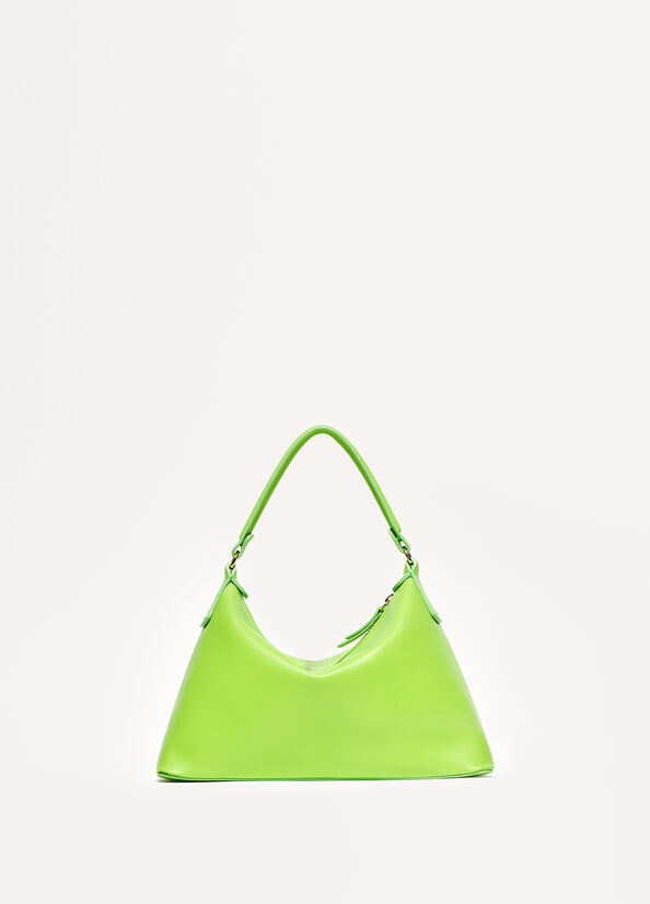 Sacs Crossbody Liu Jo Small Hobo In Cuir Femme Vert Clair | KZN-503879