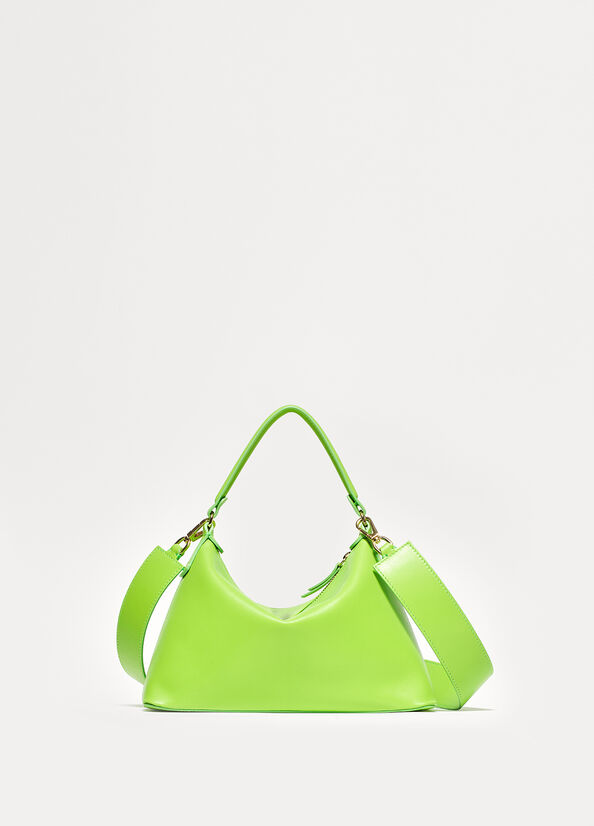 Sacs Crossbody Liu Jo Small Hobo In Cuir Femme Vert Clair | KZN-503879