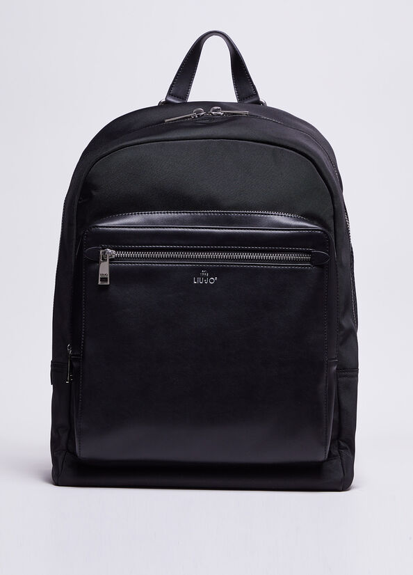 Sacs Liu Jo Cuir Homme Noir | URA-425308