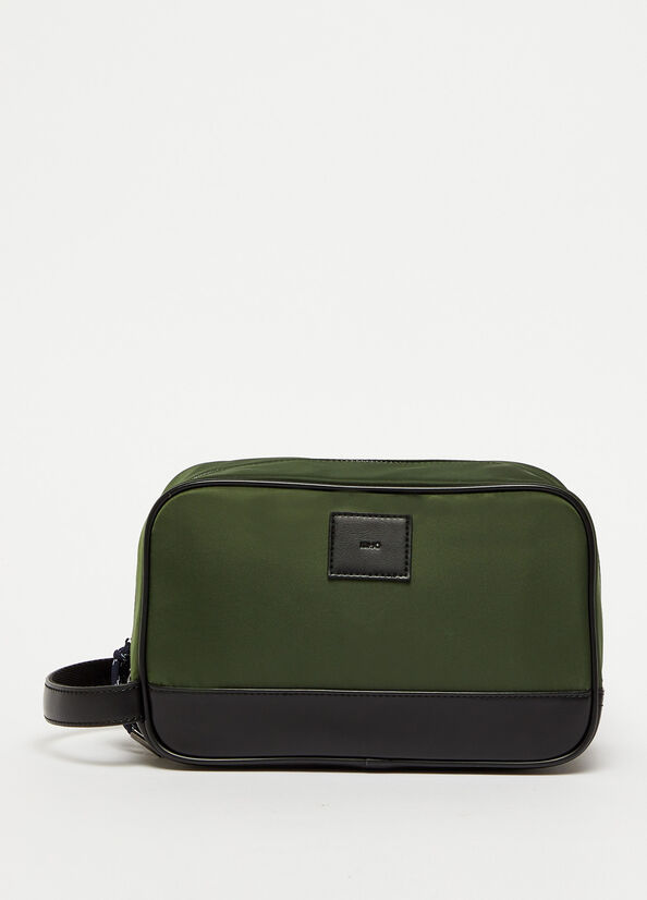 Sacs Liu Jo Vanity Case In Nylon Homme Vert | AVZ-812946