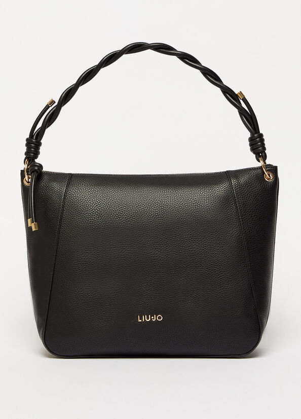 Sacs À Bandoulière Liu Jo Eco-Friendly Femme Noir | COL-637420