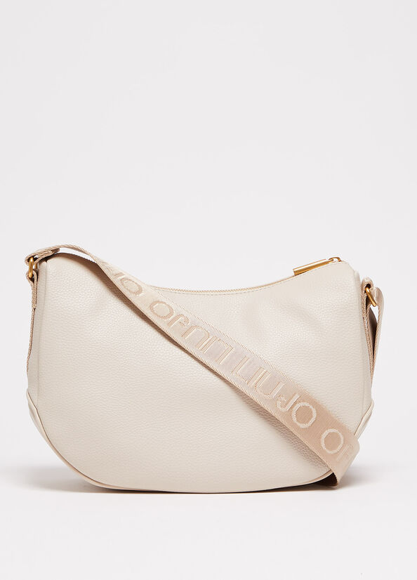 Sacs À Bandoulière Liu Jo Eco-Friendly Femme Beige | LCM-673459