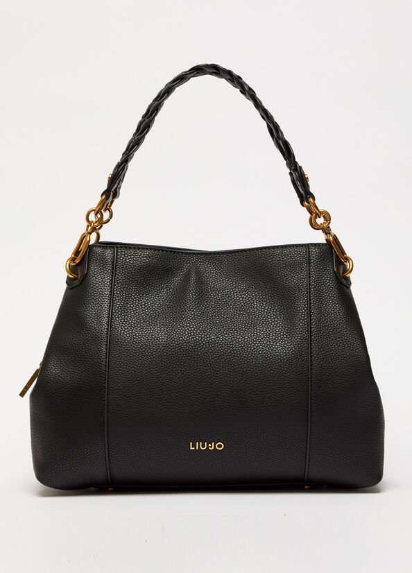 Sacs À Bandoulière Liu Jo Eco-Friendly Femme Noir | PKE-170236