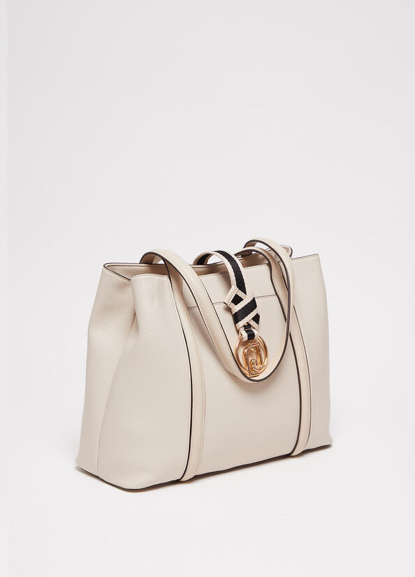 Sacs À Bandoulière Liu Jo Eco-Friendly Femme Beige | RGX-035871