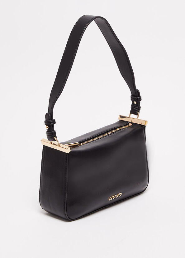 Sacs À Bandoulière Liu Jo Eco-Friendly Shoulder Femme Noir | EFU-290518