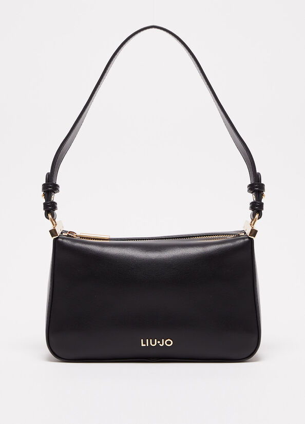 Sacs À Bandoulière Liu Jo Eco-Friendly Shoulder Femme Noir | EFU-290518