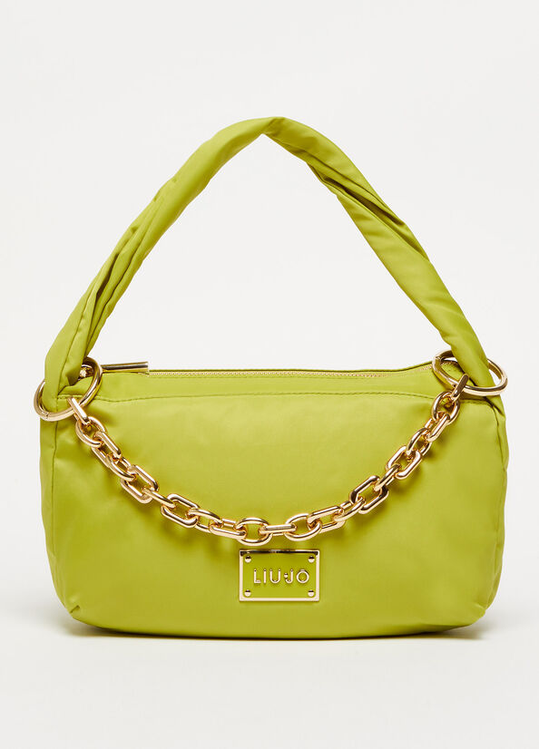 Sacs À Bandoulière Liu Jo Shoulder With Charm Femme Vert | UTZ-708936