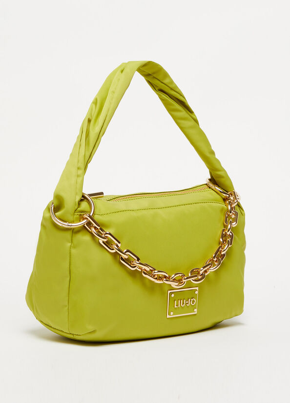 Sacs À Bandoulière Liu Jo Shoulder With Charm Femme Vert | UTZ-708936