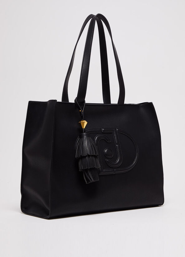 Sacs À Bandoulière Liu Jo With Logo Femme Noir | ATV-518234