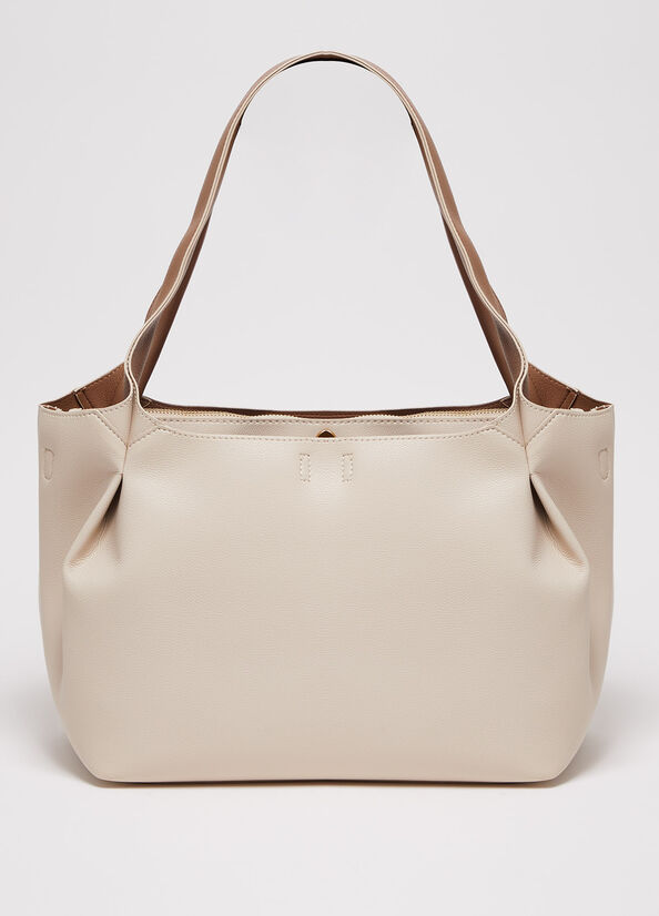 Sacs À Bandoulière Liu Jo With Logo Femme Beige | FEG-830741