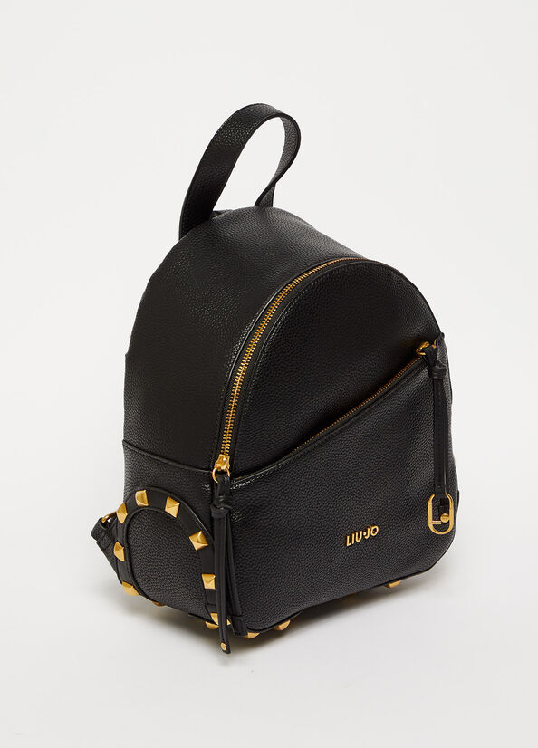 Sacs À Dos Liu Jo Eco-Friendly Femme Noir | EJW-654792