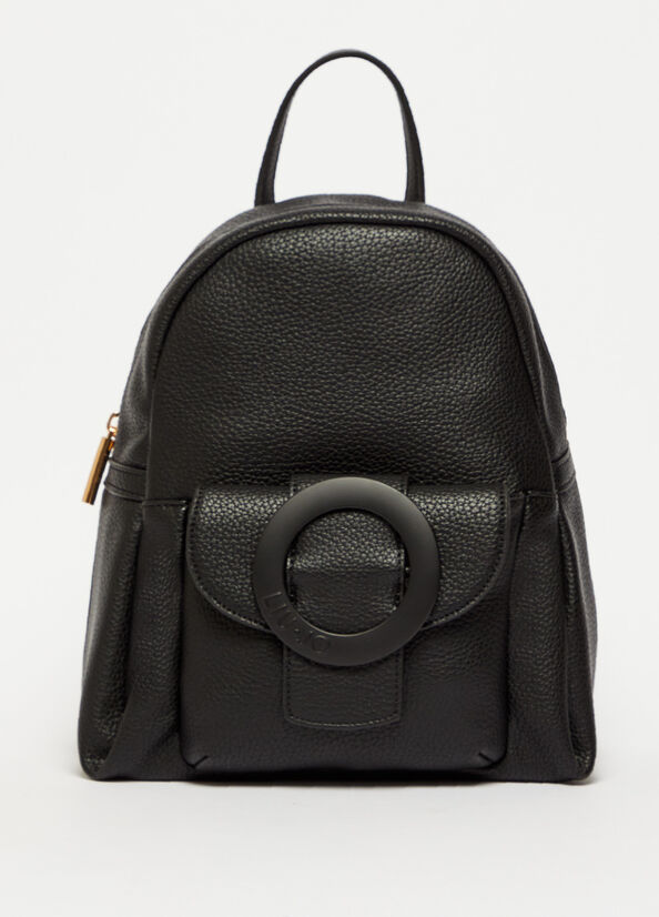 Sacs À Dos Liu Jo Eco-Friendly Femme Noir | JFN-329467