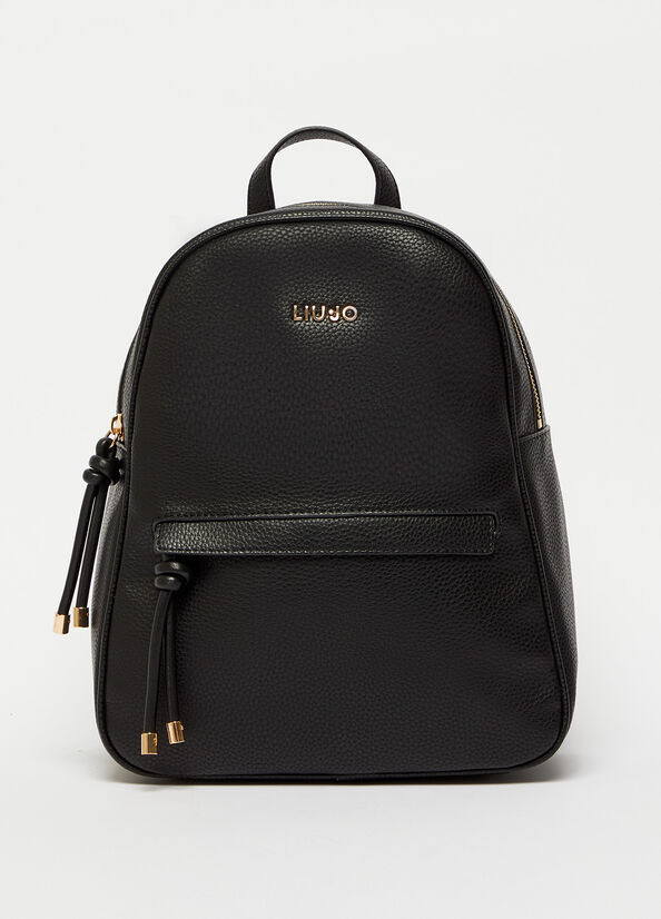 Sacs À Dos Liu Jo Eco-Friendly Femme Noir | YGN-521078