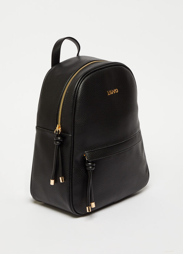 Sacs À Dos Liu Jo Eco-Friendly Femme Noir | YGN-521078