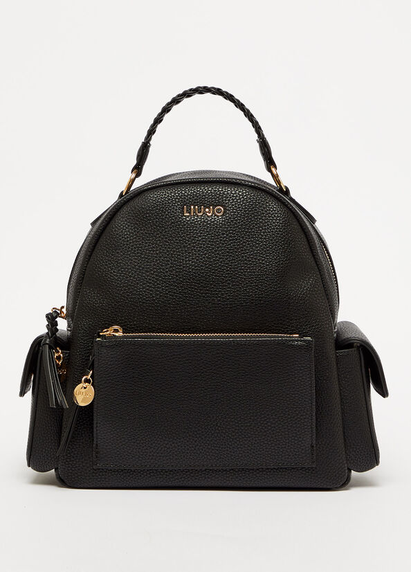 Sacs À Dos Liu Jo Eco-Friendly Femme Noir | YPT-614052