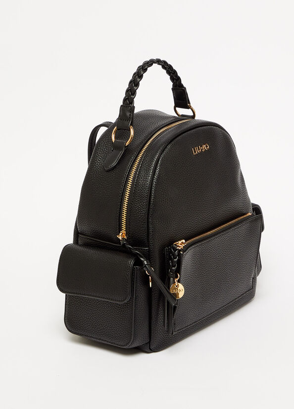 Sacs À Dos Liu Jo Eco-Friendly Femme Noir | YPT-614052