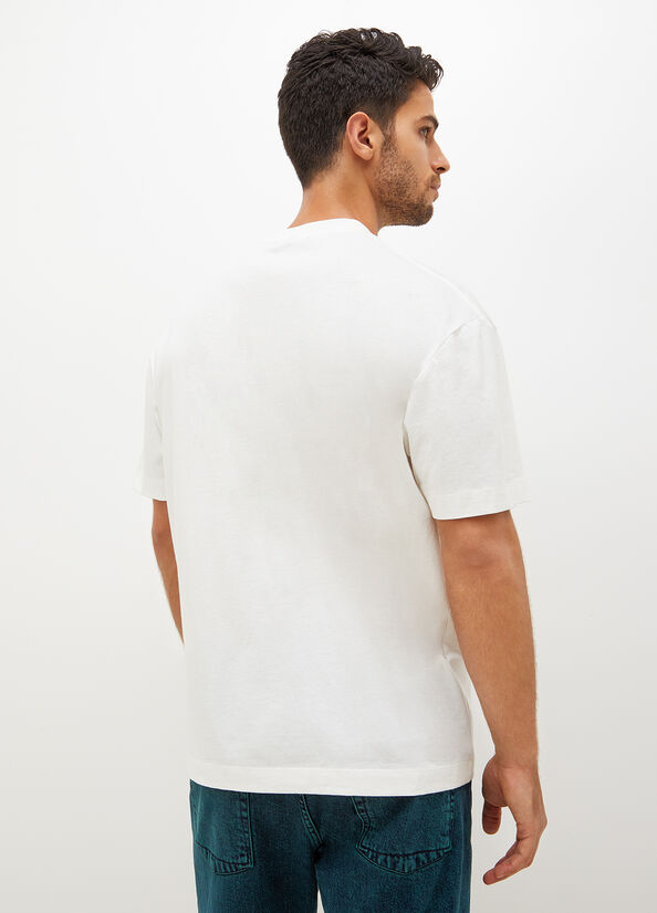 T Shirts Liu Jo With Print Homme Blanche | ENV-136485