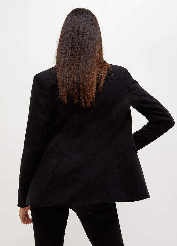 Vestes Liu Jo Fabric Blazer Femme Noir | LKG-825109