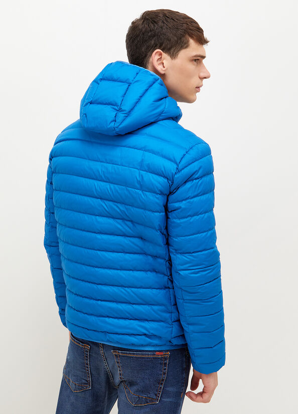 Vestes Liu Jo Rembourré With Hood Homme Bleu | BRN-053189