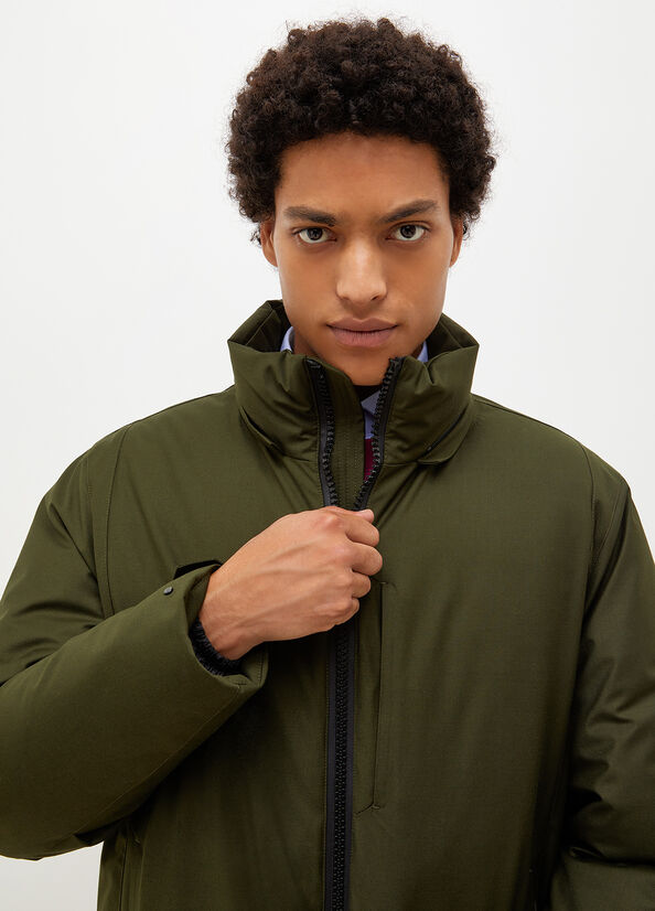 Vestes Liu Jo Rembourré With Hood Homme Vert | JCX-975461