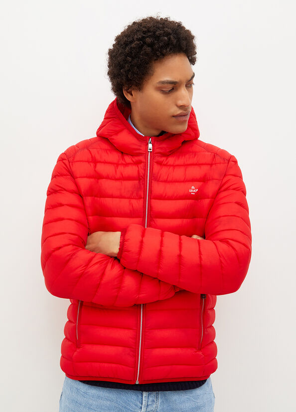 Vestes Liu Jo Rembourré With Hood Homme Rouge | MZW-490761