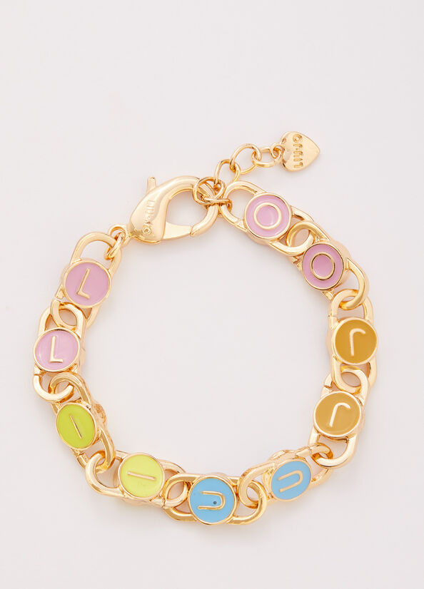 Bijoux Liu Jo Bracelet With Logo Femme Multicolore | EYG-061298