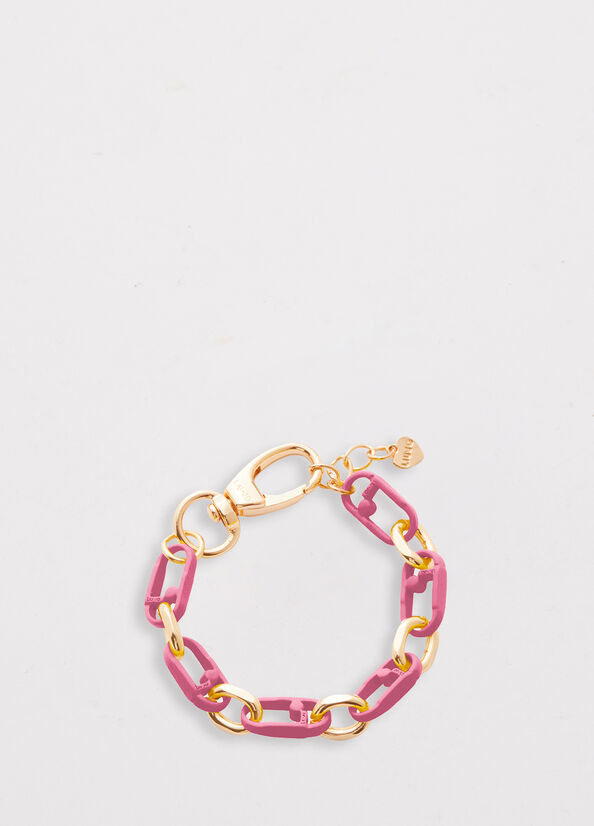 Bijoux Liu Jo Monogram Bracelet Femme Rose | JBR-693412