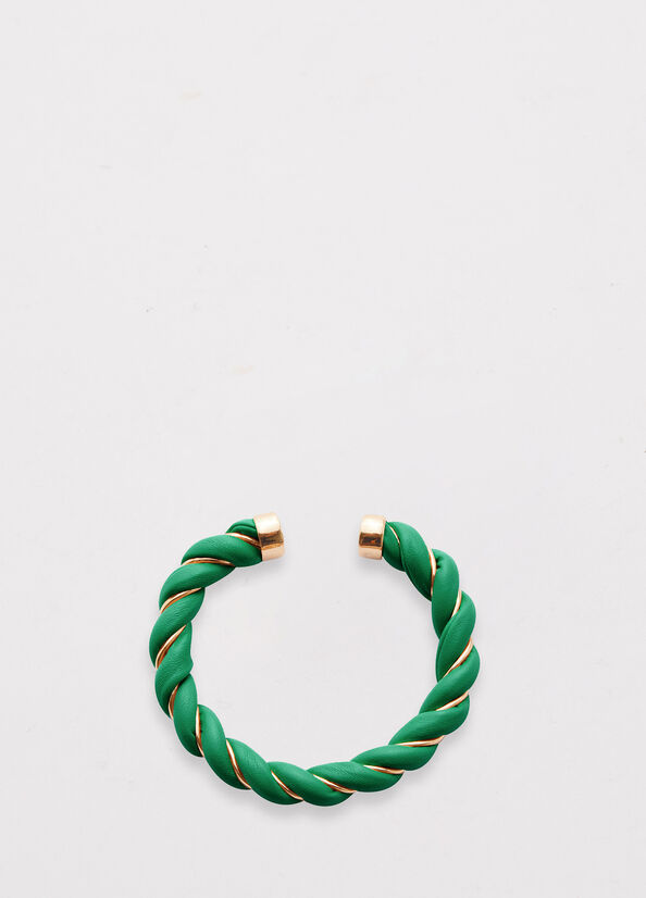 Bijoux Liu Jo Torchon-Effect Bracelet Femme Vert | PGK-193258