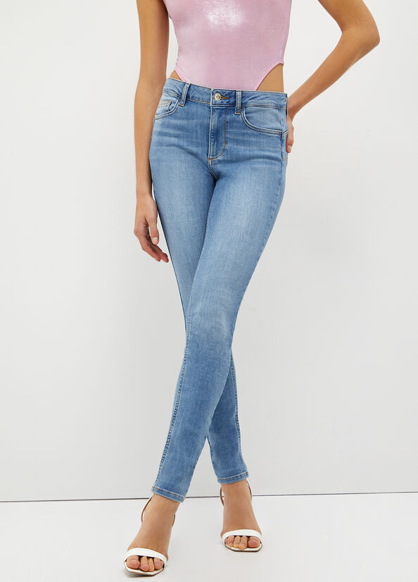 Jean Skinny Liu Jo Bottom Up Femme Bleu | IEK-367892