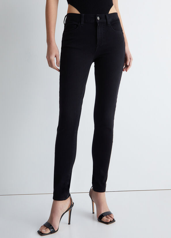 Jean Skinny Liu Jo Bottom Up Femme Noir | TOB-917526