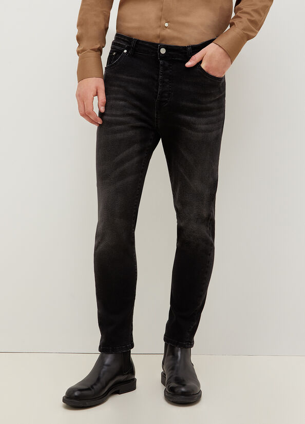 Jean Skinny Liu Jo Twisted Homme Noir | CYR-160532