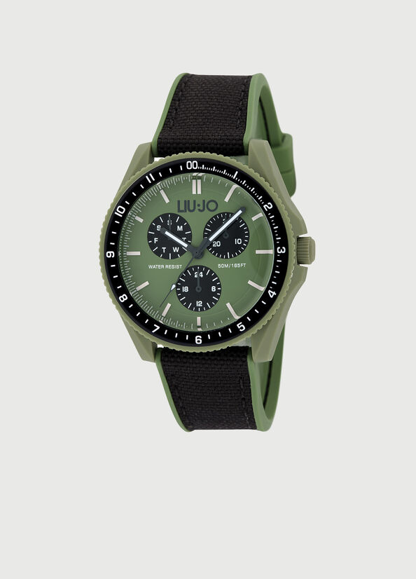 Montre Liu Jo Eco-Sustainable Homme Noir Vert | ECB-061782