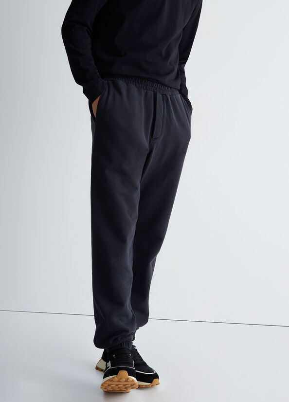 Pantalon Liu Jo Joggers Homme Noir | CYO-803196