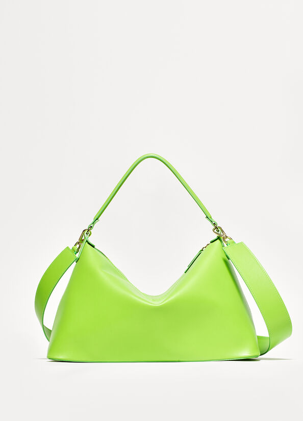 Sacs Crossbody Liu Jo Genuine Cuir Large Hobo Femme Vert Clair | WZG-836015