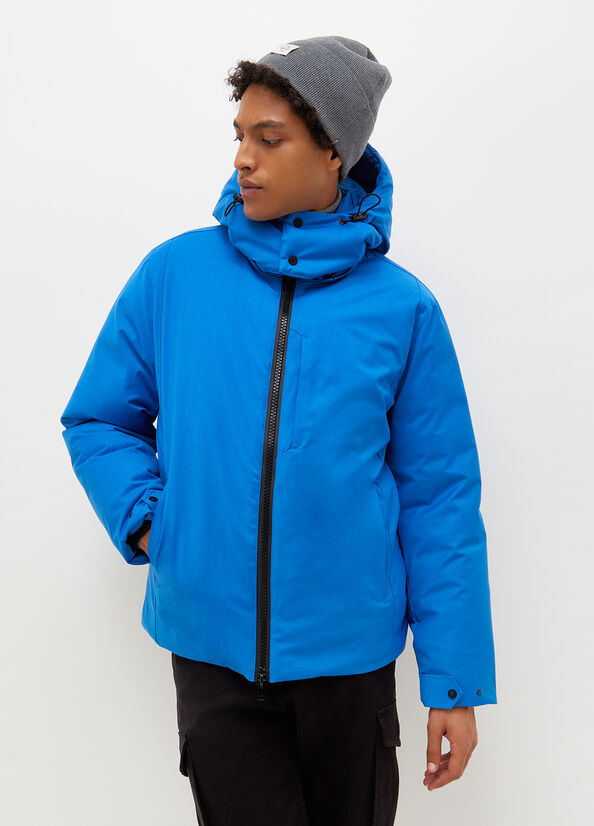 Vestes Liu Jo Rembourré With Hood Homme Bleu | CQZ-140537