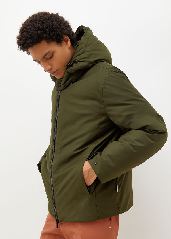 Vestes Liu Jo Rembourré With Hood Homme Vert | JCX-975461